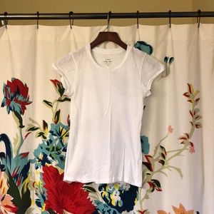 J. Crew | Crewneck vintage cotton white t-shirt XS